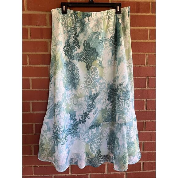 Watercolor Slip Skirt Plus Size - Picture 4 of 6